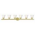 Neptune Polished Brass Bath Vanity Light, 8.625 x 48 in. 1066-02